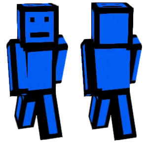 a blue lump