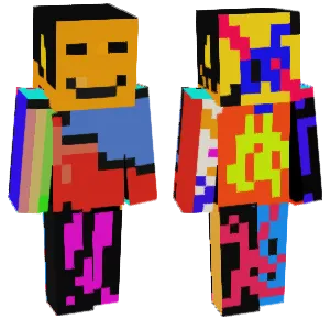 How many colorful lumps?