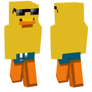 Cute summer duckling