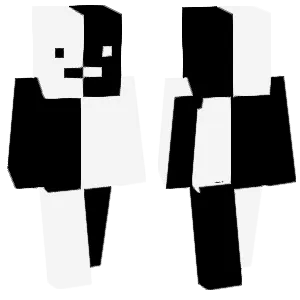Black and white