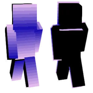 Bluish-purple skin tones