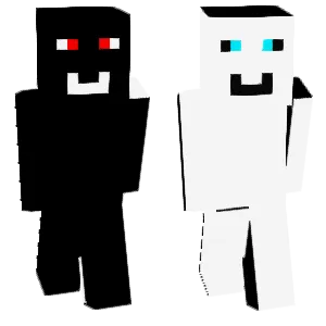 Black and white
