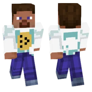 Steve in a cookie hoodie