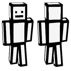 Block Man (Classic White)
