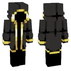 Black Gold Hooded Mage