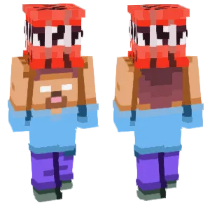 Brother Steve is holding a TNT.