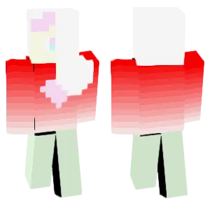 The girl in a sweater.