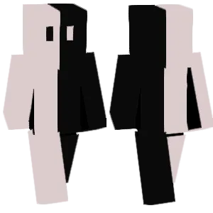 Black and white people