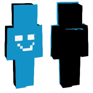 Blue smile