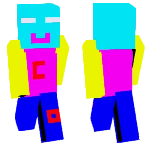 Rainbow Man two-letter version - Minecraft Skin | McSkins