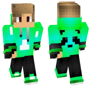 Green Panda Cool Guy
