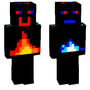 Black Three-Faced Man