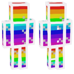 Rainbow in the glass