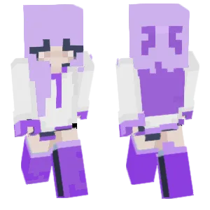 Purple soft girl