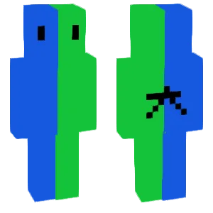 Two-color person