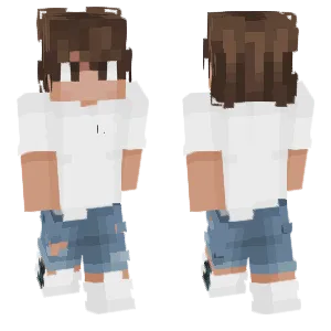 A guy with blue jeans