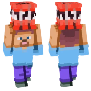 Steve carrying a TNT