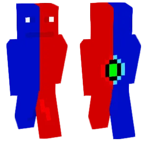 Red and blue people