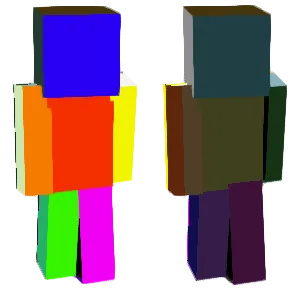 Colored skin
