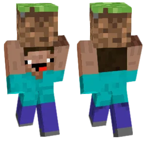 Steve holding a Stone