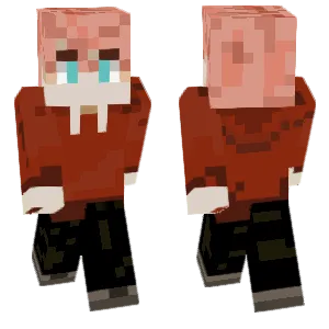 Pink hoodie, passionate youth.