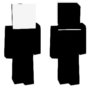 Blank white