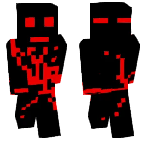 Blood-red little person