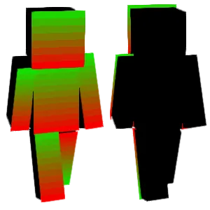 Super Green Little Red Man