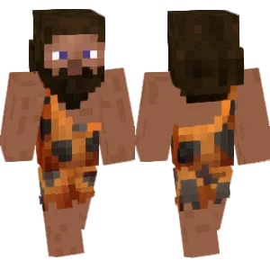 steve as a caveman