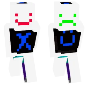 White plus black plus blue plus red and green.