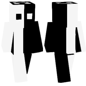 Black and white