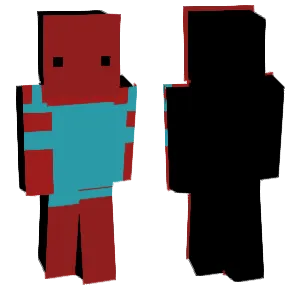 A little red person.