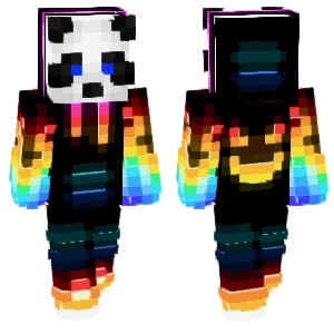 Neon Panda Gamer