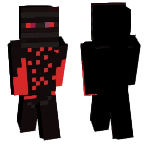 The darkened wither skeleton.