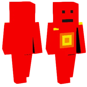 Red in the opposite direction.