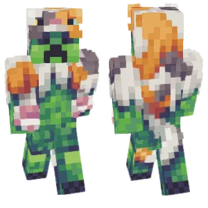 Creeper in a Cat Costume